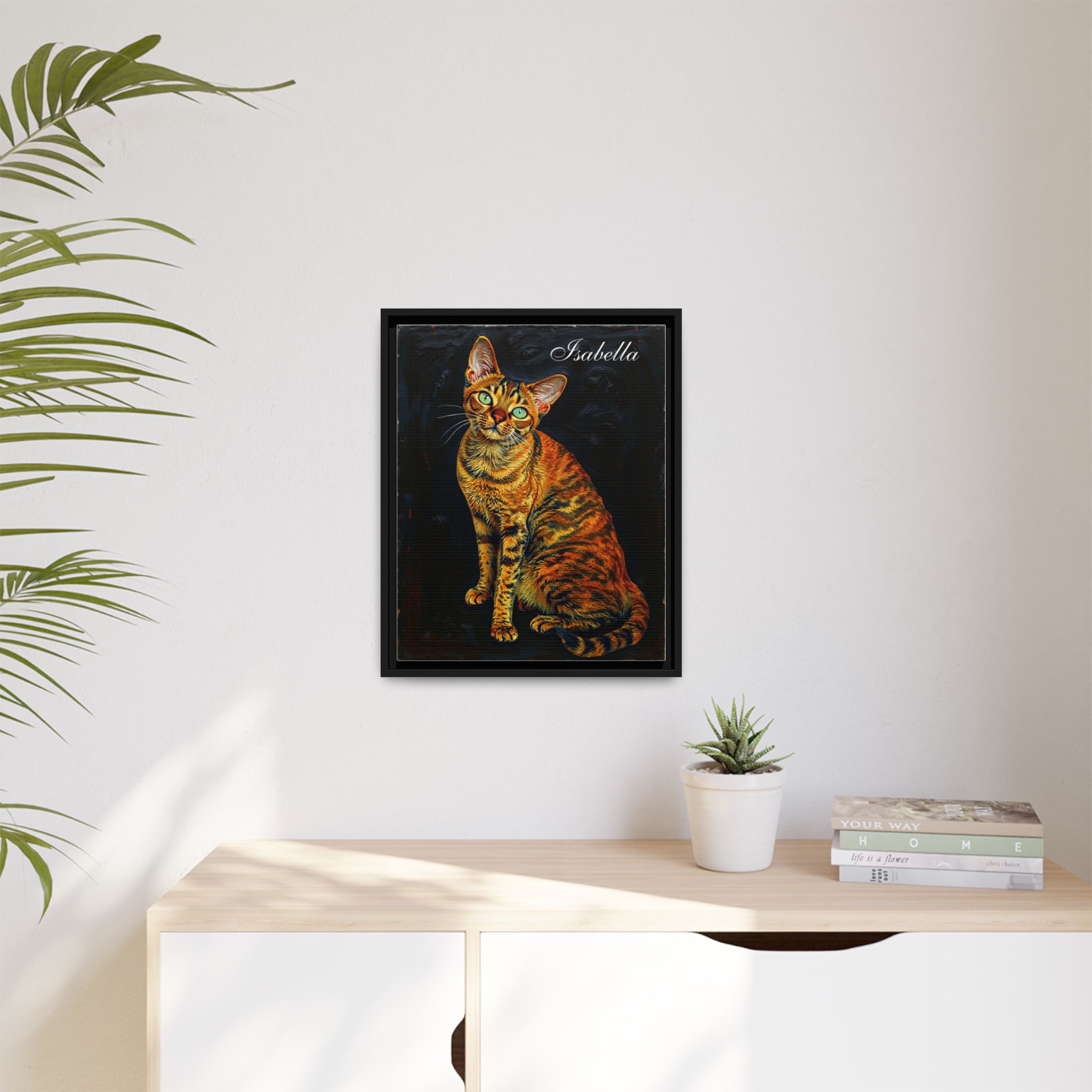 Eternal Light Cat Memorial Portrait Eternal Light Cat Memorial Portrait, Pet Loss Gift
