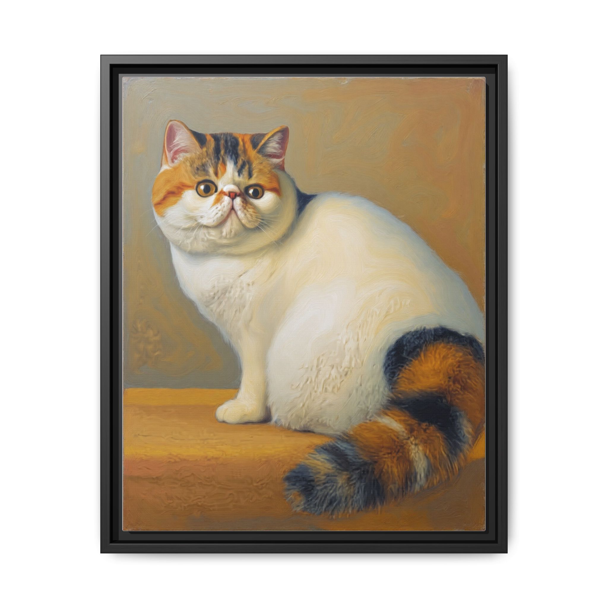 Custom Oil Painting Cat Portrait, Custom Pet Art