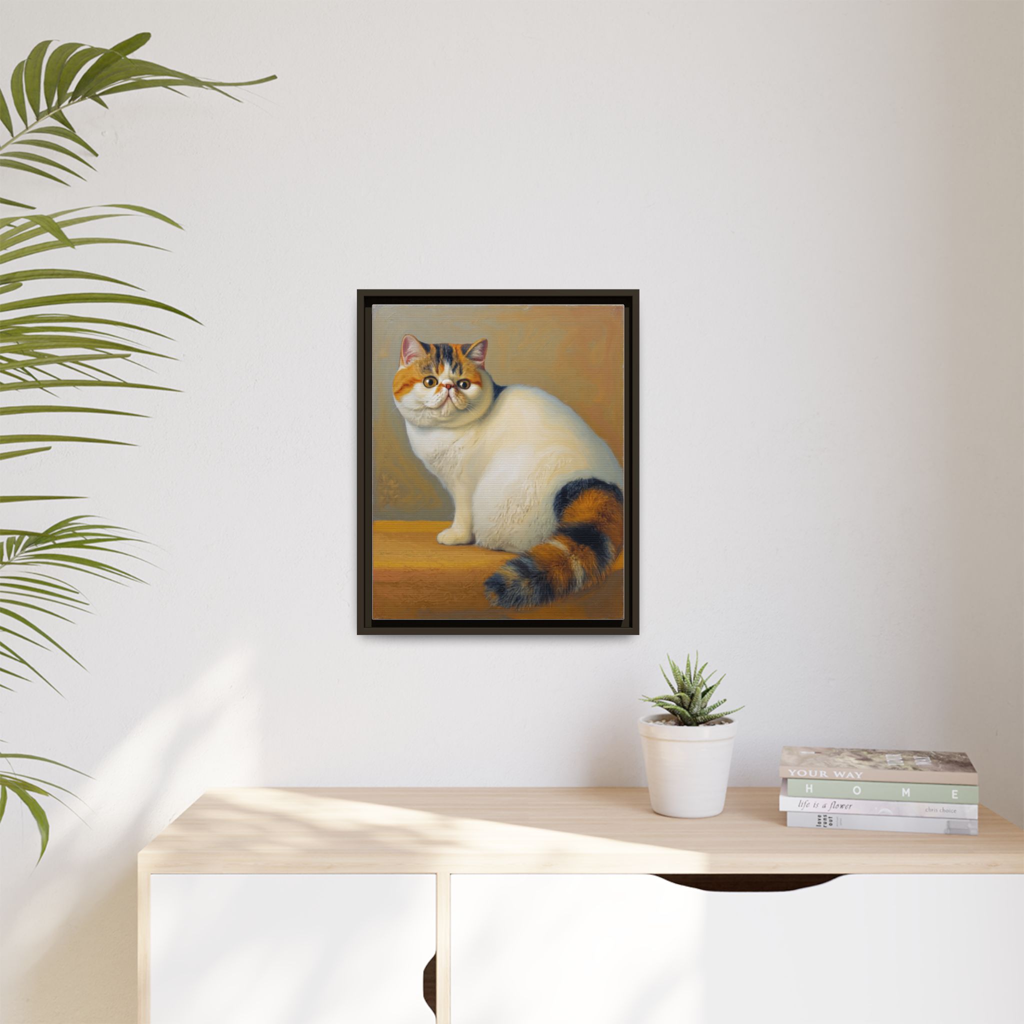 Custom Oil Painting Cat Portrait, Christmas Gift for Pet Lovers