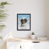 Memorial Angel Wing Tribute Dog Portrait, Dog Loss Art