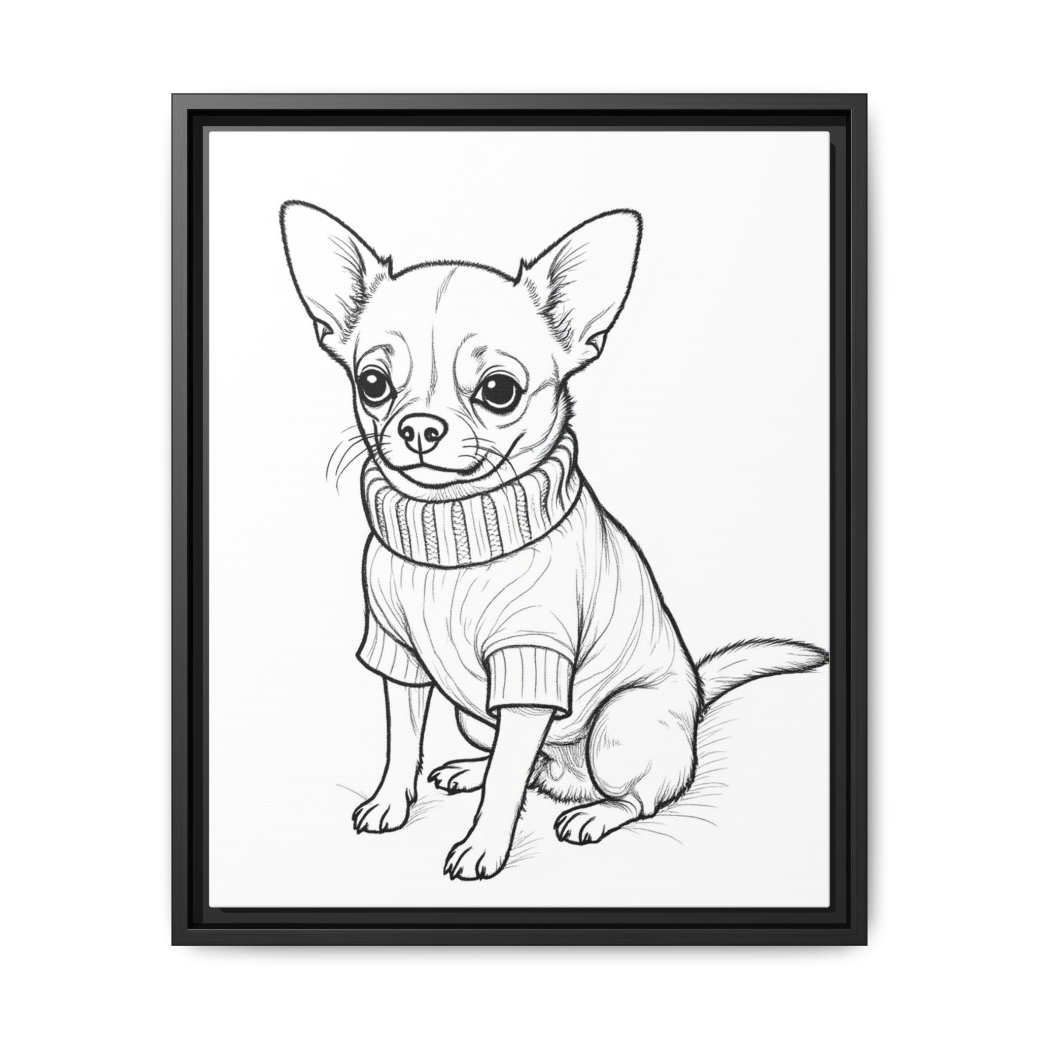 Custom Pencil Sketch Dog Portrait, Dog Memorial Gift