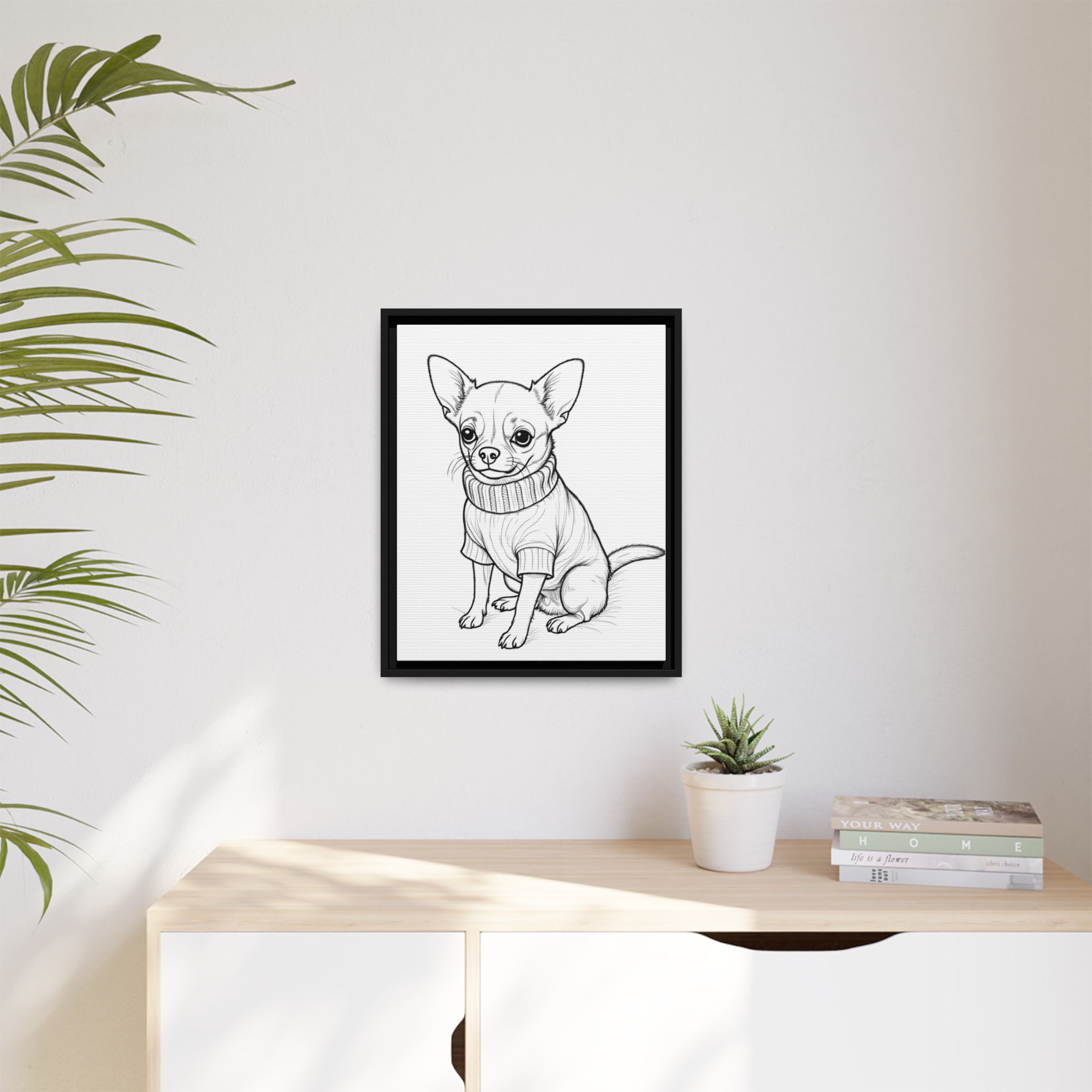 Custom Pencil Sketch Dog Portrait, Dog Mom Gift