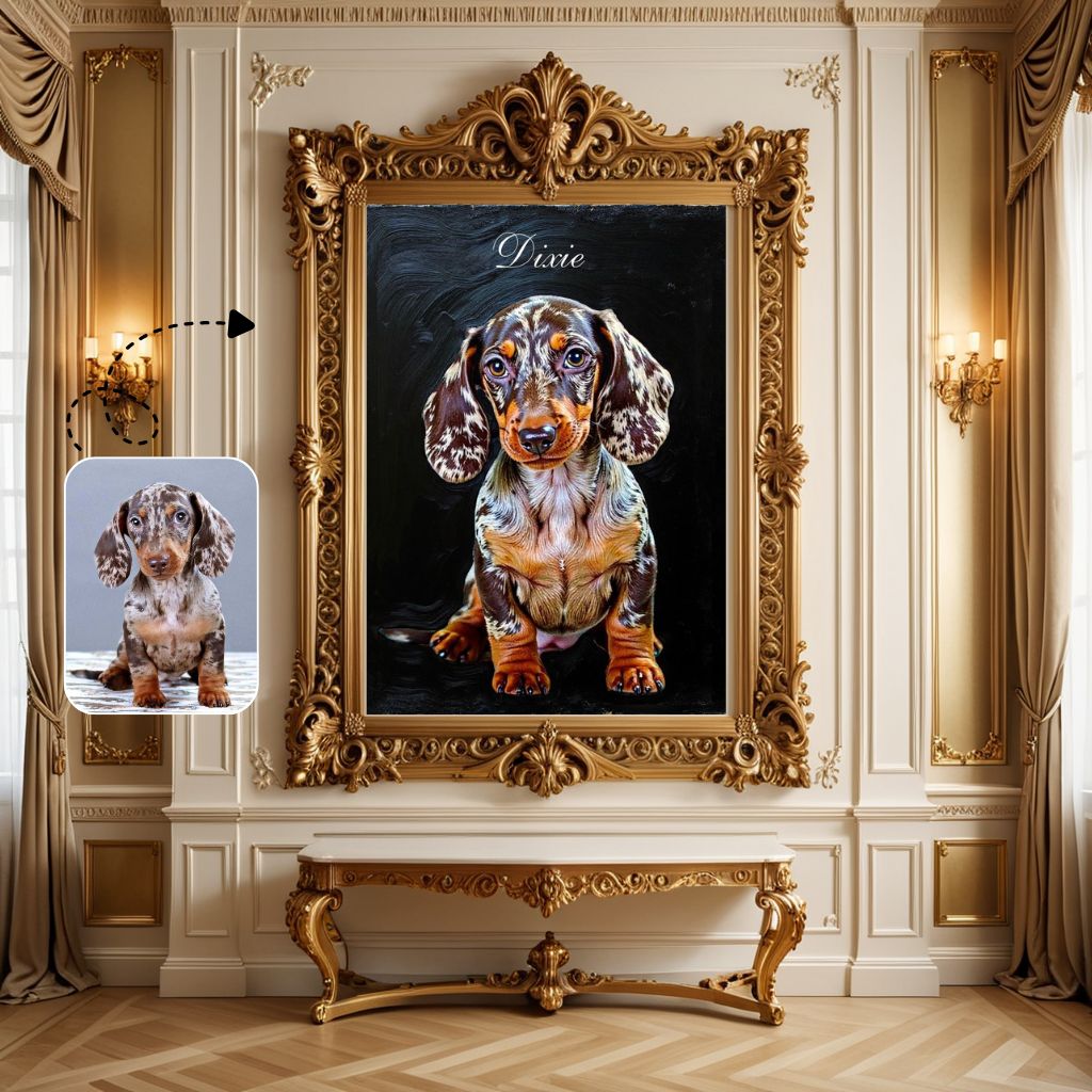 Eternal Light Dog Memorial Portrait Eternal Light Dog Memorial Portrait, Dog Loss Art