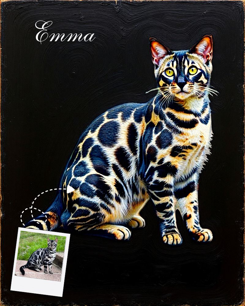 Eternal Light Cat Memorial Portrait Eternal Light Cat Memorial Portrait, Cat Loss Art