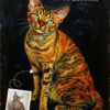 Eternal Light Cat Memorial Portrait Eternal Light Cat Memorial Portrait, Cat Remembrance Art