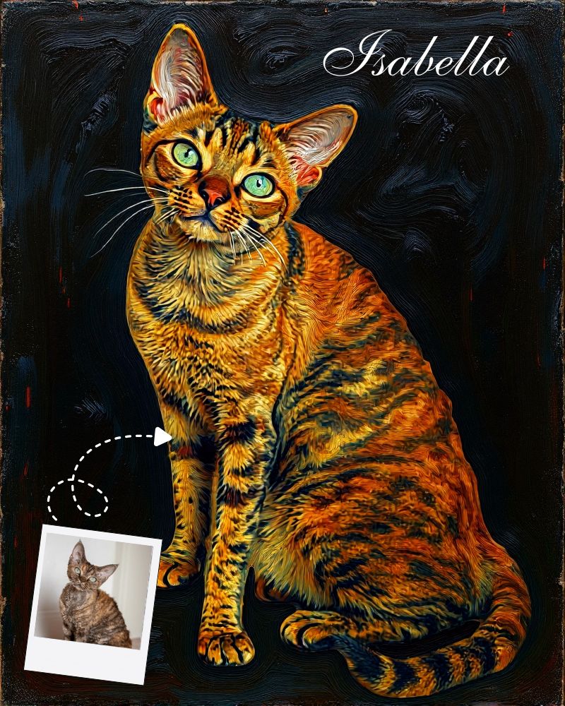 Eternal Light Cat Memorial Portrait Eternal Light Cat Memorial Portrait, Cat Remembrance Art