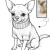 Custom Pencil Sketch Dog Portrait, Dog Portrait Funny