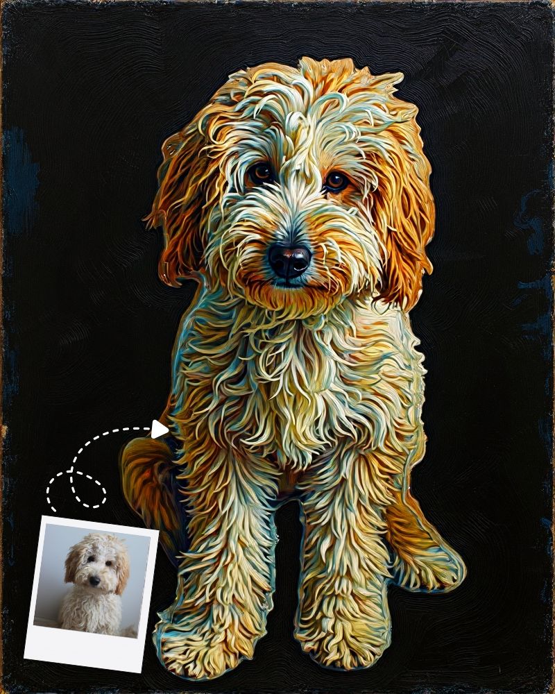 Eternal Light Dog Memorial Portrait Eternal Light Dog Memorial Portrait, Pet Loss Gift