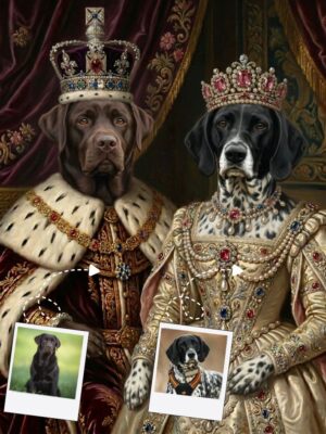 Custom Pet Royal Duo Portrait