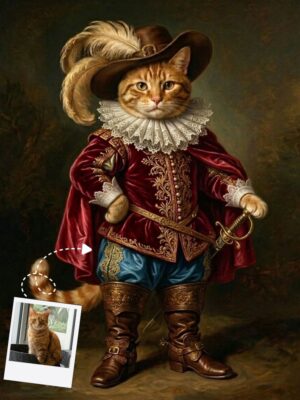 The Renaissance Puss Portrait