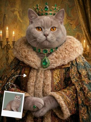 The Empress Pet Portrait